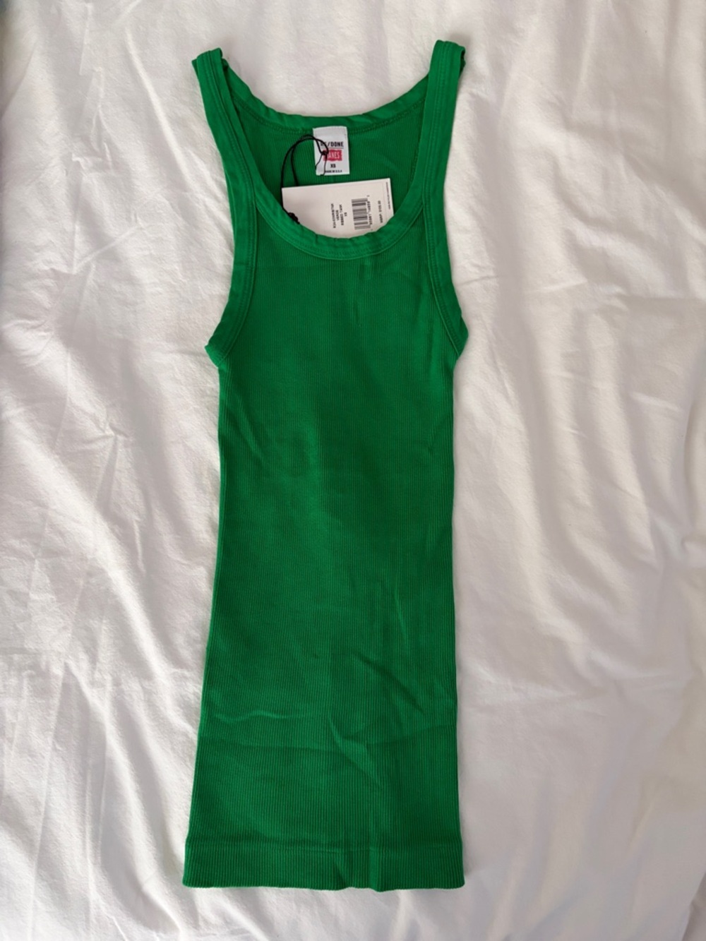 Re/Done x Hanes ribbed tank NWT